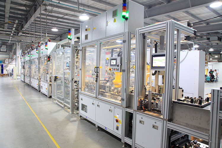 Máquina única de produção de rotor sem escova