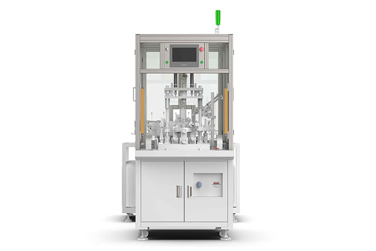 Máquina de bobinagem externa sem escova de estação única tipo garfo voador